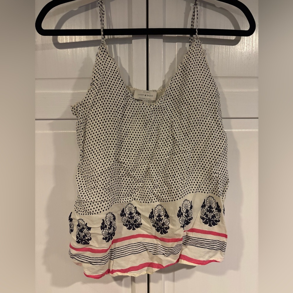 Lucky Brand Polka Dot Top